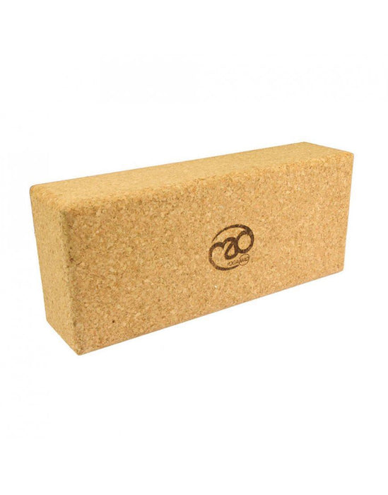 Fitness Mad Cork Yoga Brick Extra High Block Balance & Posture - 30cm x 13cm