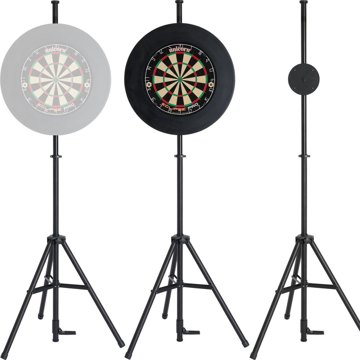 Unicorn Darts DartMate Tri‑Stand - Adjustable Dartboard Stand for Easy Setup