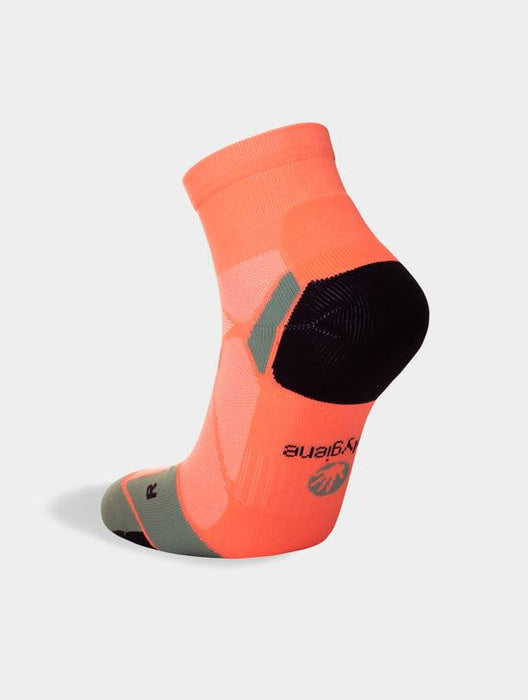 Hilly Marathon Fresh Running Socks Odour-Free Cushioned Comfort - Neon/Candy/Sage