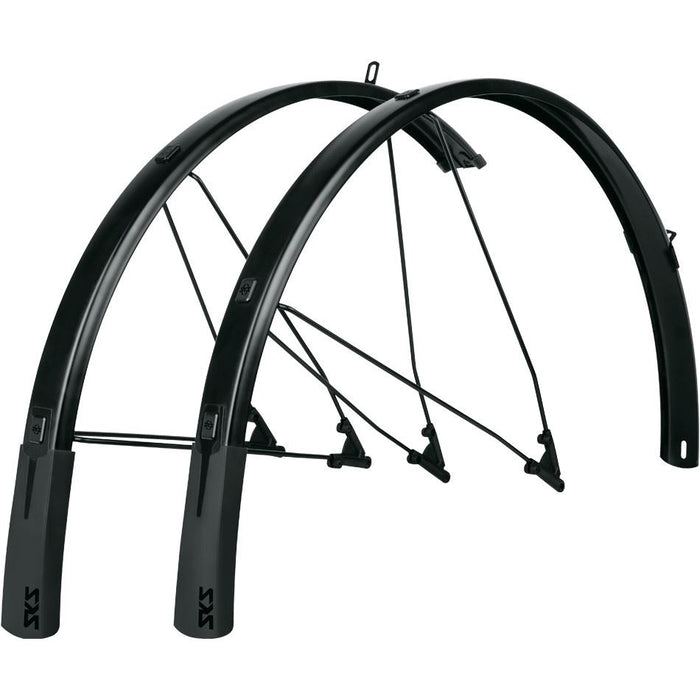 SKS Bluemels Style 28Inches, 46MM Mudguards - For Trekking, MTB & City Bikes