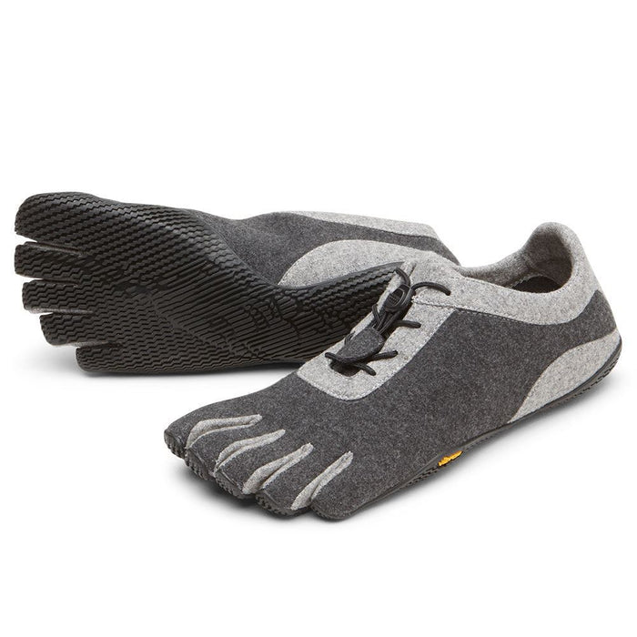 Vibram Womens KSO ECO Wool Fivefinger Shoes Barefoot Running Trainers Grey/BlackVibram