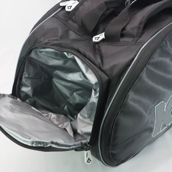 Karakal Pro Tour 2.1 Comp 9 Racket Bag Wet & Dry Compartment Side Pockets WhiteFITNESS360