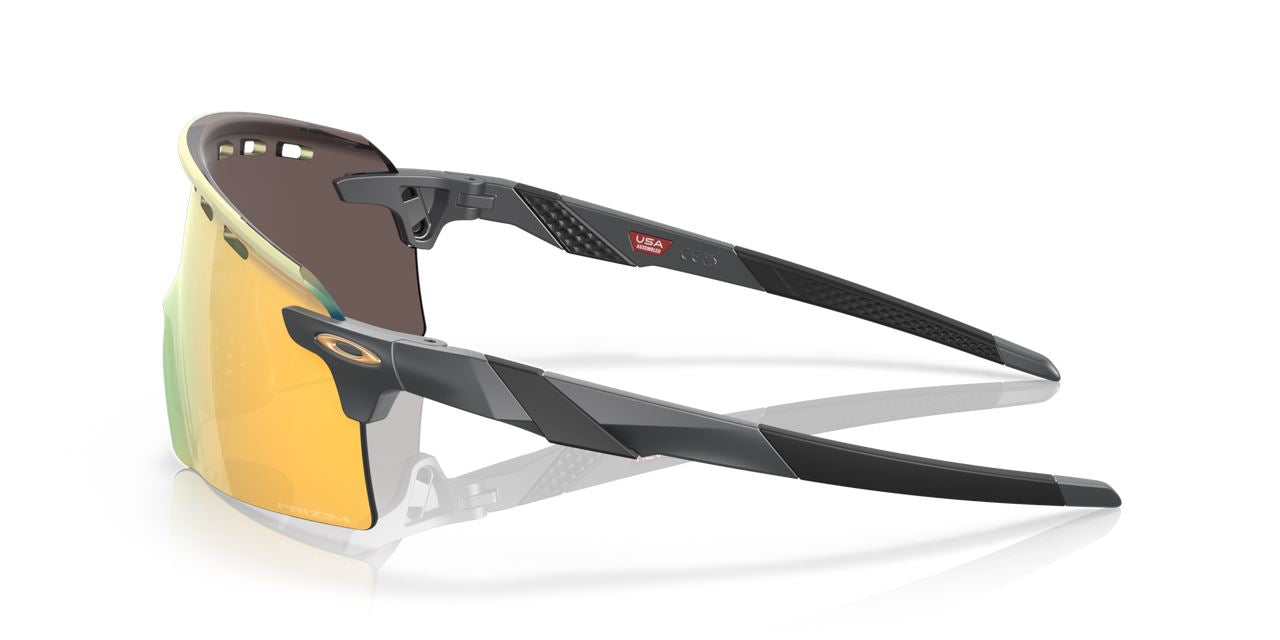 Oakley Encoder Strike Vented Sports Sunglasses Matte Carbon Frame Prizm 24K Lens