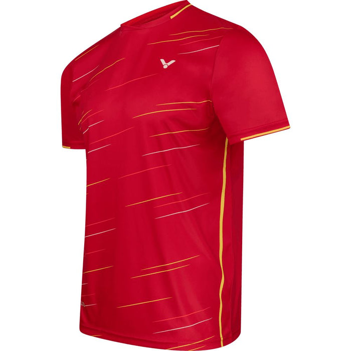Victor T-Shirt T-23100 C Unisex Sports Sweat Absorbing Indoor Outdoor Red Tee