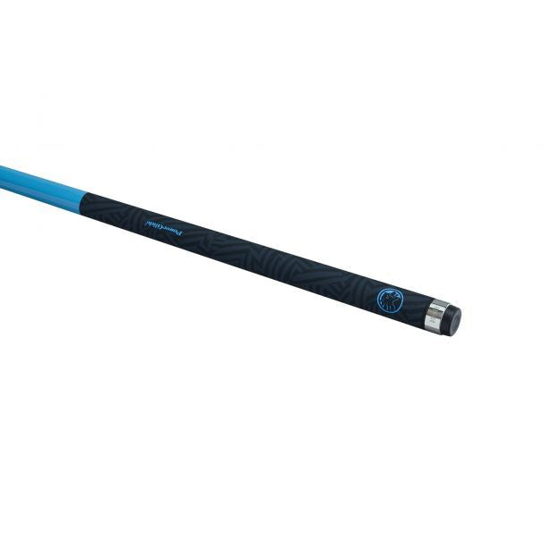 Powerglide  Quanta Pool Cue 2 Piece 57" Carbon Fibre Composite 10mm Tip - Blue