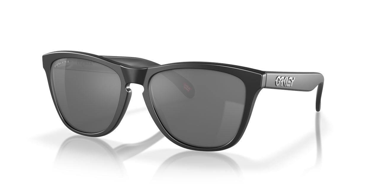 Oakley Frogskins Sunglasses Black Polarized Lenses Matte Black Frame Driving