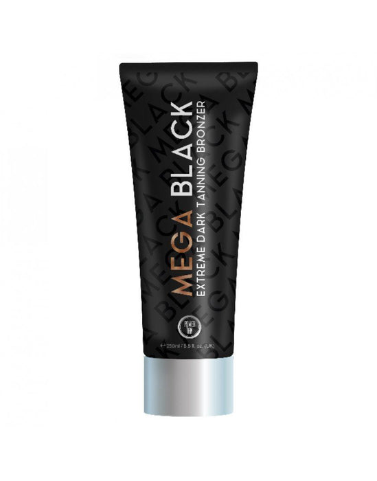 Power Tan Mega Black Melanin Activating Streak Free Dark Bronzer 250ml