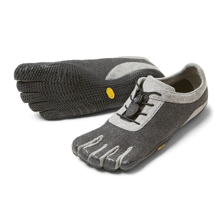 Vibram Mens Fivefinger Shoes KSO ECO Wool Barefoot Running Trainers Grey/BlackVibram