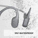 AfterShokz Aeropex Bone Conduction Headphones Open Ear Wireless - Lunar GreyFITNESS360