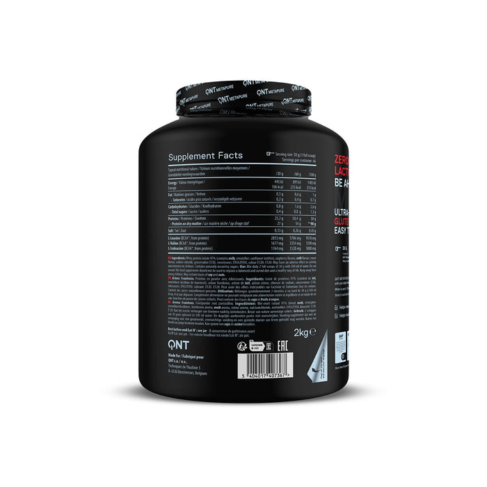 QNT Metapure Whey Isolate Zero Protein Powder 2kg