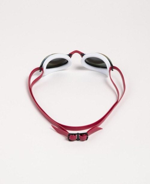 Arena Python Mirror Swimming Goggles UV Protection Lens - Copper/White/Red Wine