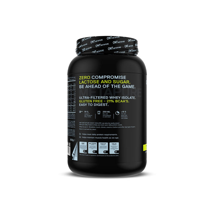 QNT Metapure Whey Isolate Zero Protein Powder 908g - Pistachio