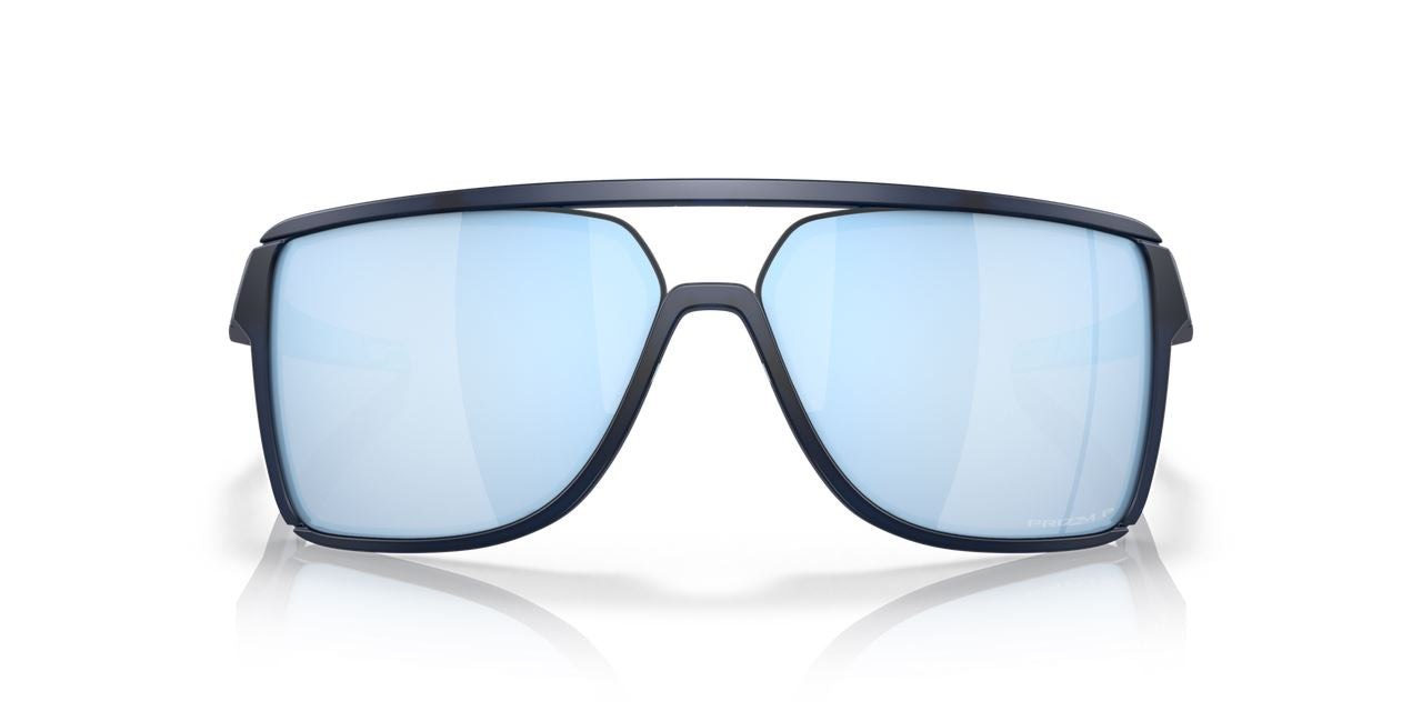 Oakley CASTEL Sunglasses Matte Blue Frame Prizm Deep Water Polarized Lens