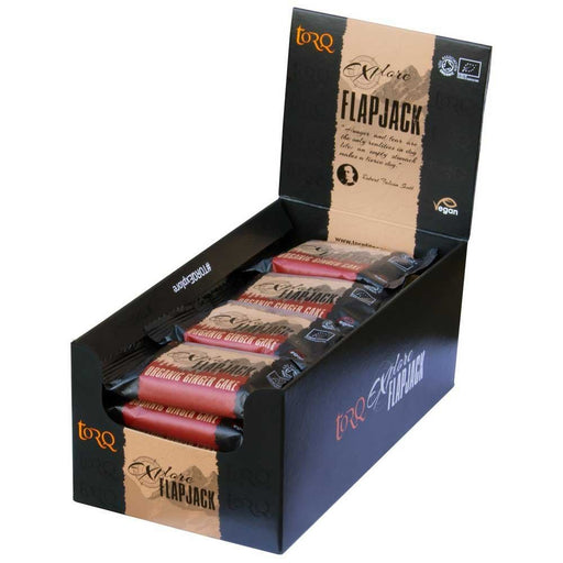 Torq Explore Flapjack Organic 65g Low Fat Natural Flavours Sports Boosters - 20 UnitsTorq