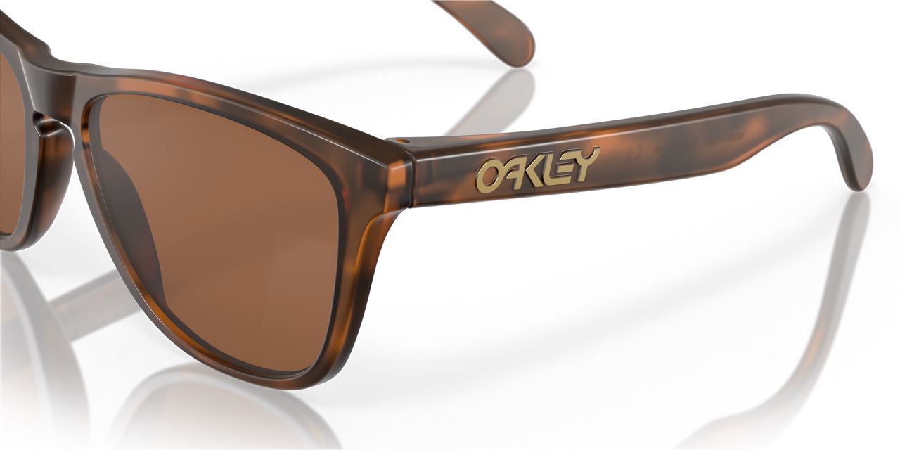 Oakley Frogskins Sunglasses Tungsten Lenses Matte Tortoise Stylish Frame Driving