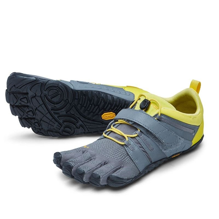 Vibram V - Train 2.0 Five Fingers Barefoot Feel Womens Trainers Grey / LimeHilly