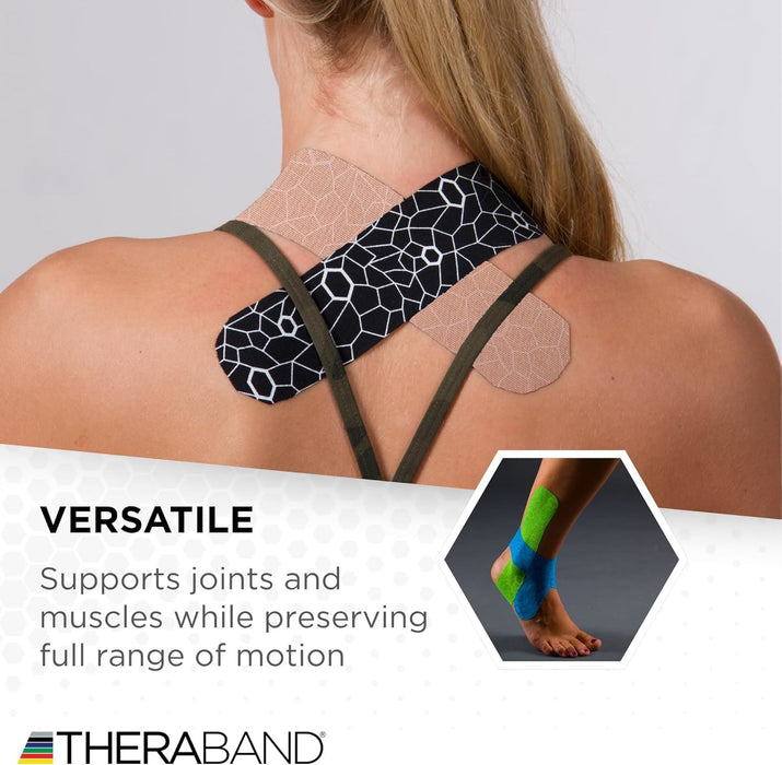 TheraBand Kinesiology Tape Support Muscles Joints & Improve Movement 5cm x 5M