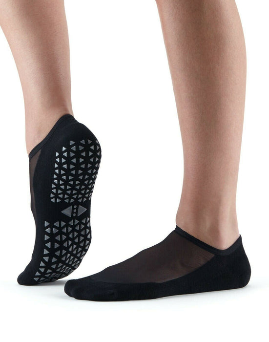 Tavi Noir Maddie Sparkle Mesh Yoga Pilates Exercise Stellar Grip Socks