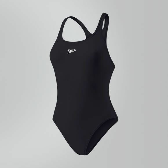 Speedo Essential Endurance+ Medalist Junior Girls Swimming Costume Black *SALE*FITNESS360