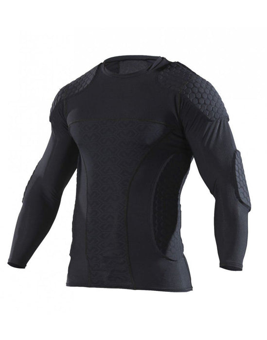 McDavid 7737 Long Sleeve Goalkeeper Shirt Soccer Football With Rib Padding - S