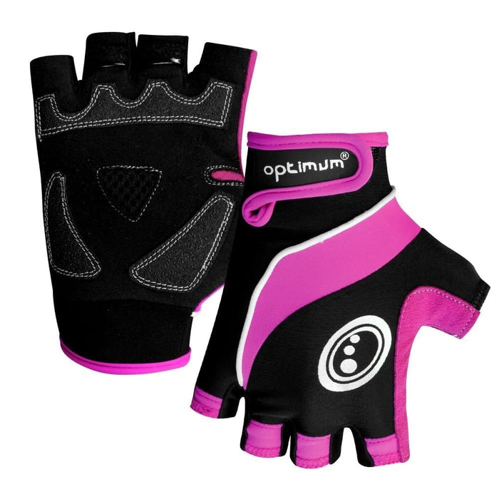 Optimum Sports Ladies Cycling Gloves Nitebrite High Vis Half FingerOptimum