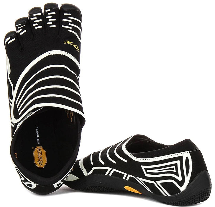 Vibram FiveFingers Groundsplay Mens Barefoot Athletic Shoes - Black/Ivory/Black