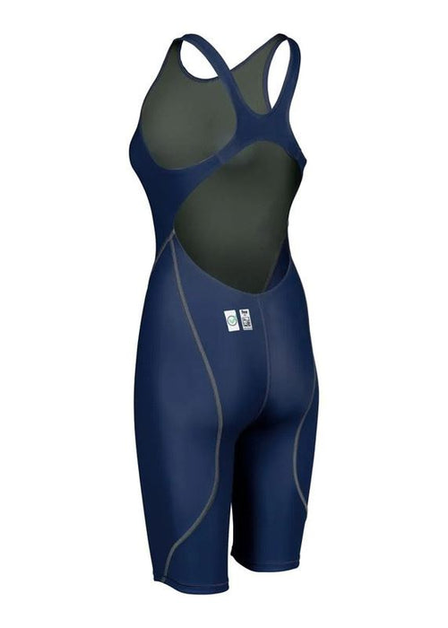 Arena Women One Piece Swim Suit Navy Powerskin ST Next Swimming Kneeskin Costume