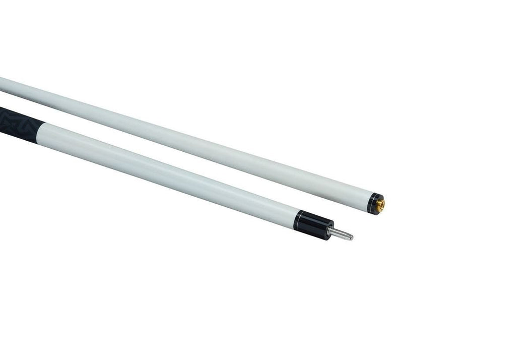 Powerglide  Quanta Pool Cue 2 Piece 57" Carbon Fibre Composite 10mm Tip - WhitePowerGlide