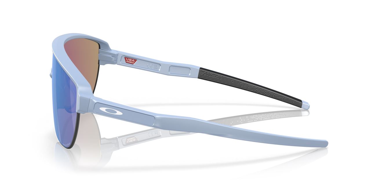 Oakley Corridor Sunglasses Matte Stonewash Sports Non Slip Frame Sapphire Lenses