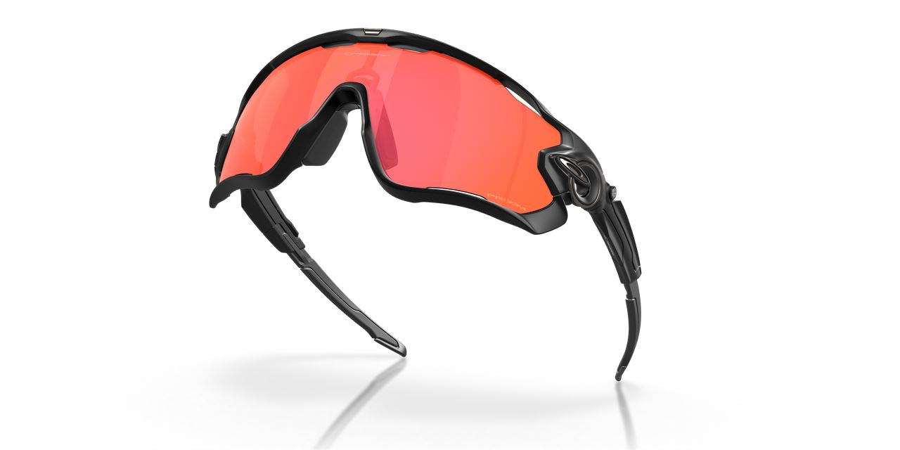 Oakley Jawbreaker Sunglasses Matte Black Frame Trail Torch Lenses Sports Glasses