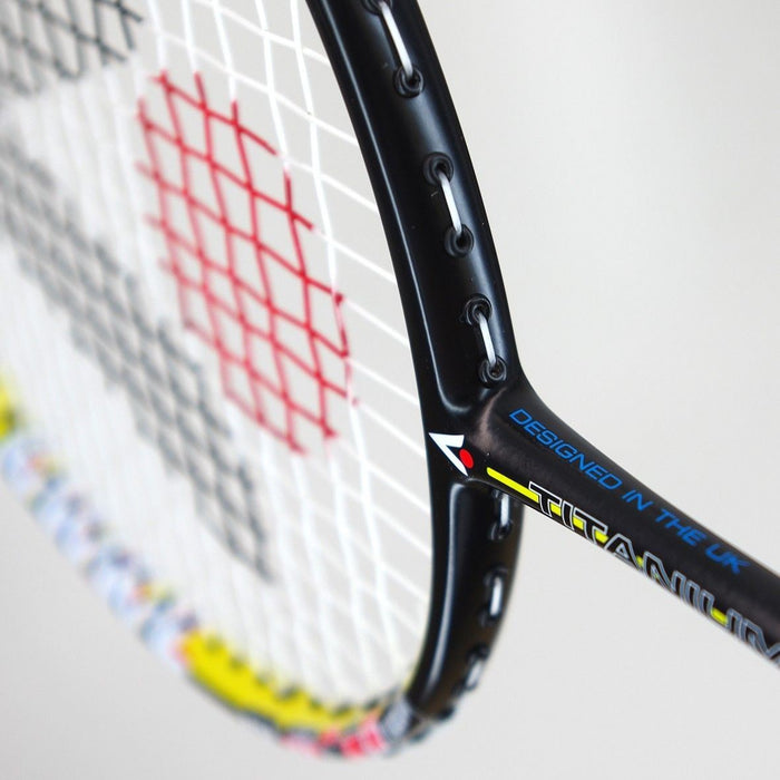Karakal Black Zone 30 Badminton Racket - Graphite - Isometric Head Frame