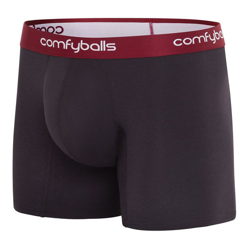 Comfyballs Long Boxer Shorts Mens Comfycel Classic Fit Underwear - CharcoalFITNESS360