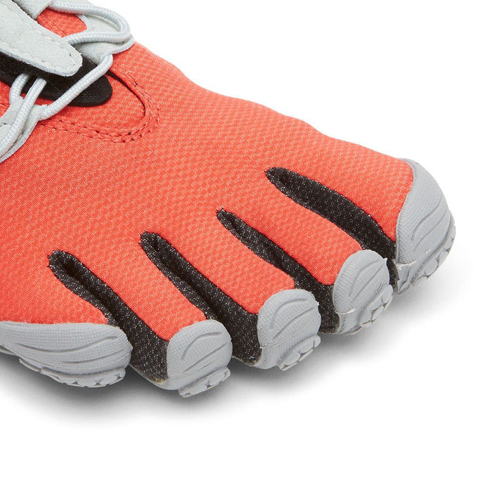 Vibram Womens V - Run Retro Fivefingers Shoes Barefoot Running Trainers Grey/RedVibram