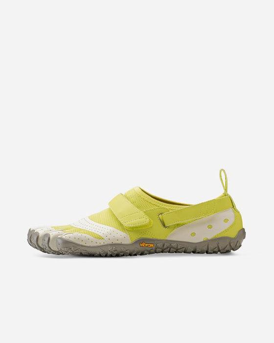 Vibram V Aqua Ladies Five Fingers Barefoot Water Shoes - Lime Green/Ivory/Grey