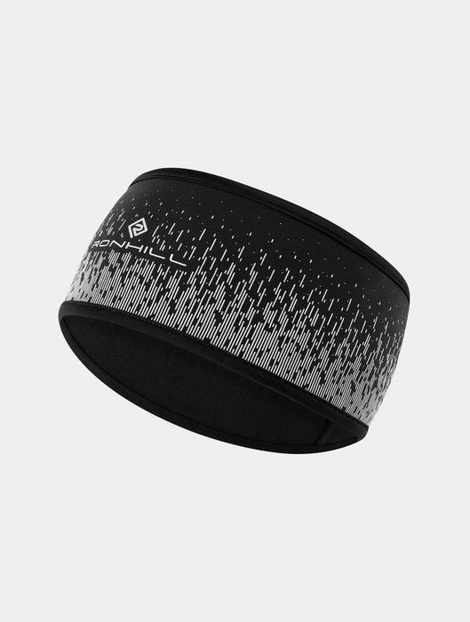 Ronhill Running Headband – Reflect Headband For Night & Cold Weather - Black
