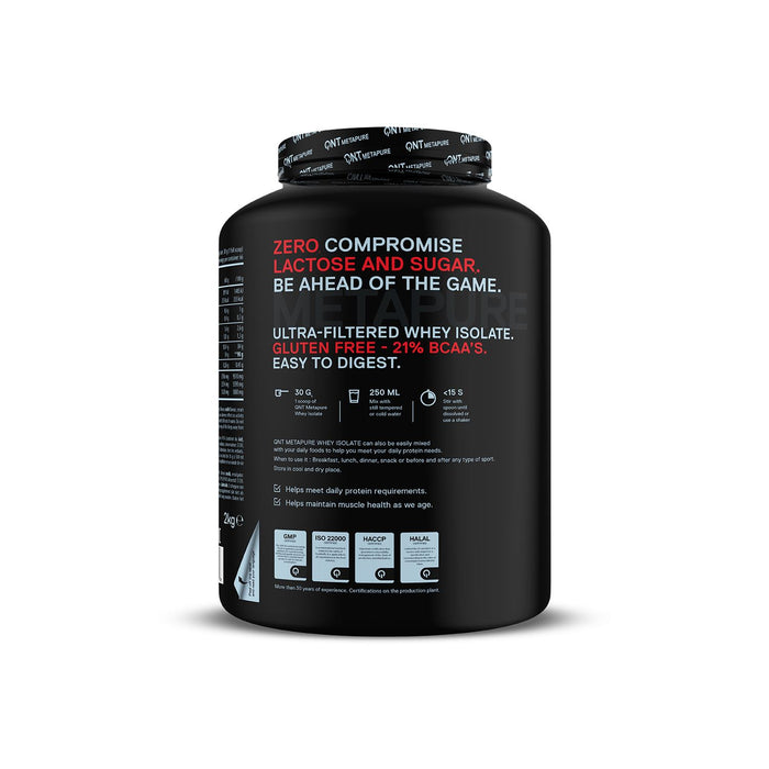 QNT Metapure Whey Isolate Zero Protein Powder 2kg