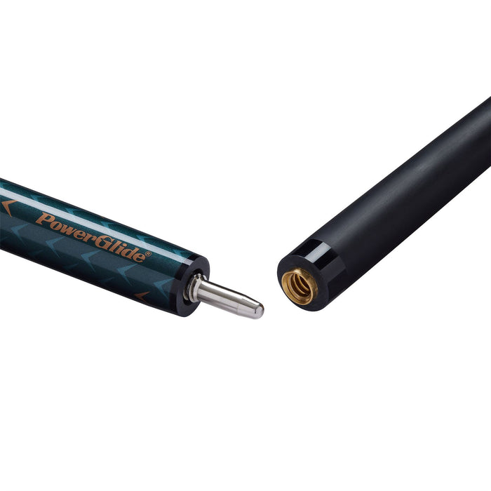 PowerGlide Autograph Carbon Pool Cue 13mm Tip Precision 2‑Piece Cue