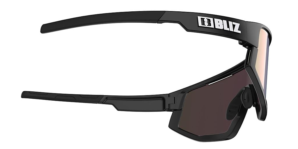 Bliz Fusion Small Sports Sunglasses Black Frame Brown Rose Lens