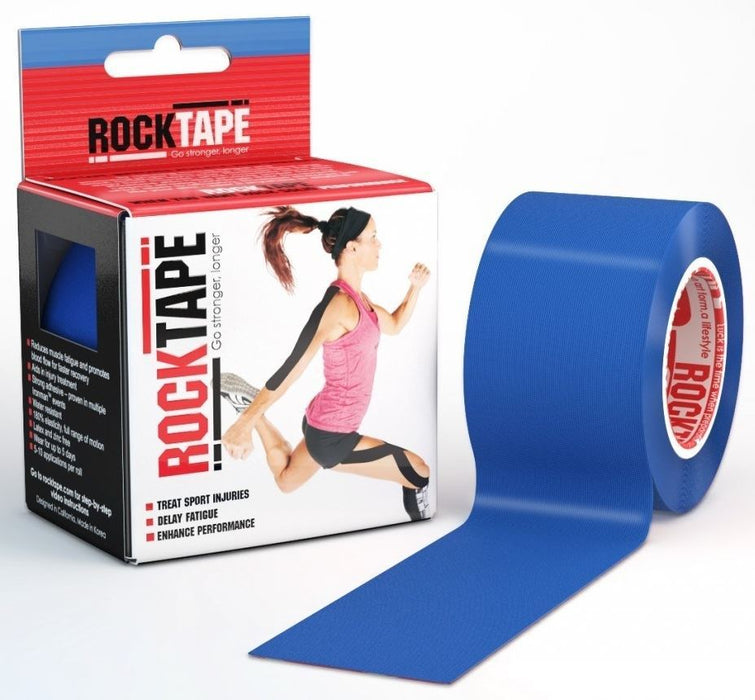 Rocktape Hypoallergenic Strong Adhesive Kinesiology Tape Roll - Navy Blue