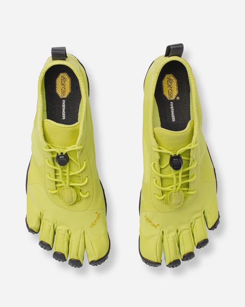 Vibram V-Alpha Ladies Five Fingers Barefoot Minimal Shoes - Lime Green/Black