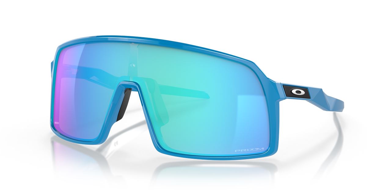 Oakley Sutro Sunglasses Sapphire Lenses Cycling Glasses Sky Blue Frame Eyewear