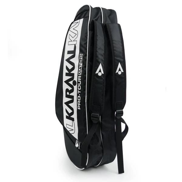 Karakal Pro Tour Match 2.2 Racket Bag - Durable Multi-Racket Storage - White