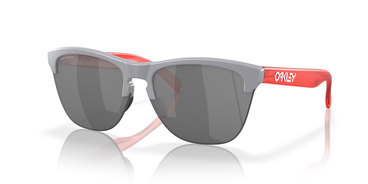 Oakley Frogskins Lite Sports Sunglasses Black Lenses Matte Fog Frame Glasses