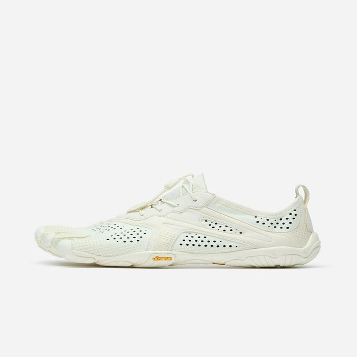 Vibram V-Run FiveFingers Womens Barefoot Running Shoes Trainers - Total Ivory