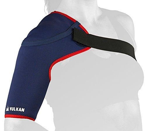 Vulkan Classic Single Shoulder Strap Brace in Black Made of NeopreneFITNESS360