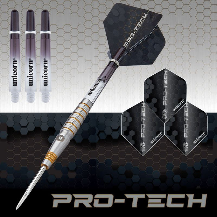 Unicorn Pro-Tech Style 2 Steel Tip Darts – 90% Tungsten 21/23/25g