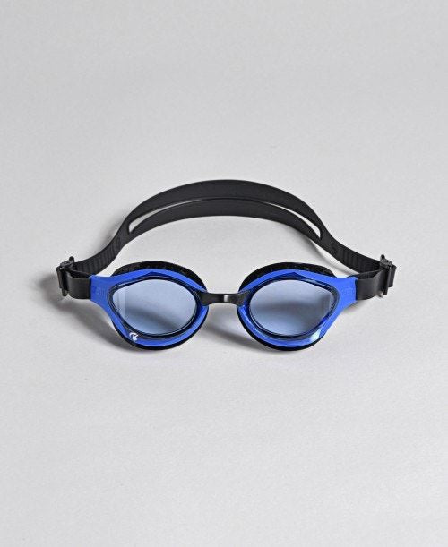 Arena Air Bold Swipe Swimming Goggles Anti-Fog Hydrodynamic Lens - Blue/Blue/Black