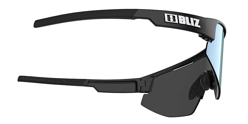 Bliz Matrix Small Sunglasses Matte Black Frame Ice blue Lens