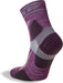 Hilly Trail Anklet Socks Cushion Sports Running Blackberry/Grey - 3 Pairs for 2Hilly