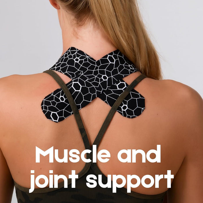 TheraBand Kinesiology Tape Support Muscles Joints & Improve Movement 5cm x 31.4M - Black